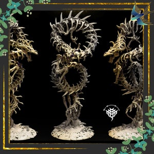 Death Coil Dragon | Mini Monster Mayhem | Tabletop Miniature | Hand-Painted Mini | The Magpie&#39;s Menagerie