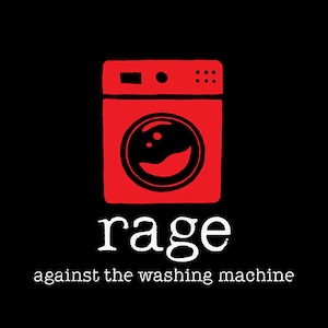 Rage Against the Washing Machine — pop culture print for laundry room