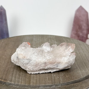 Pink Lemurian Crystal Cluster | Raw Lemurian Crystal | Brazilian Pink Lemurian Cluster | Minas Gerais Crystals