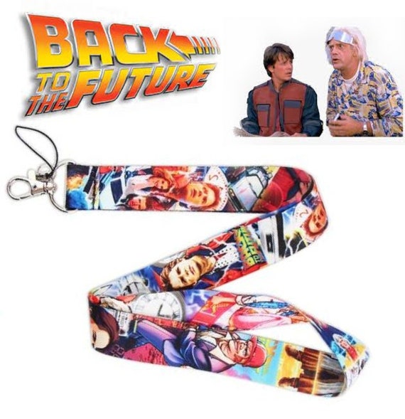 Back to the Future Keychain/mask Holder/lanyard Etsy