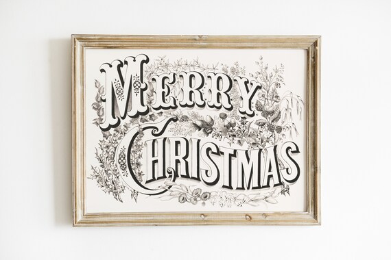 Merry Christmas to All 絵画アンティーク