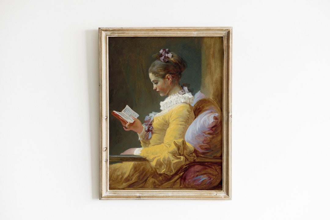 Vintage Portrait Victorian Woman Reading | Antique Lady Reading Book ...