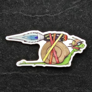 Rocket Snail Decal/Sticker