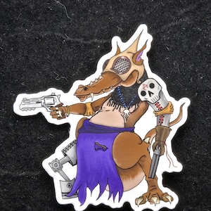 Waster - Kobold of the Apocalypse Decal/Sticker