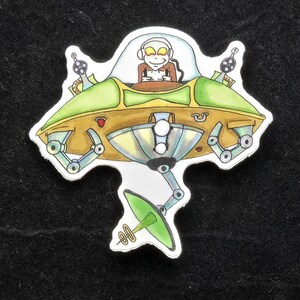 Brzzt - UFOing Decal/Sticker