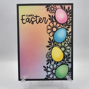 Jolie carte de joyeuses Pâques