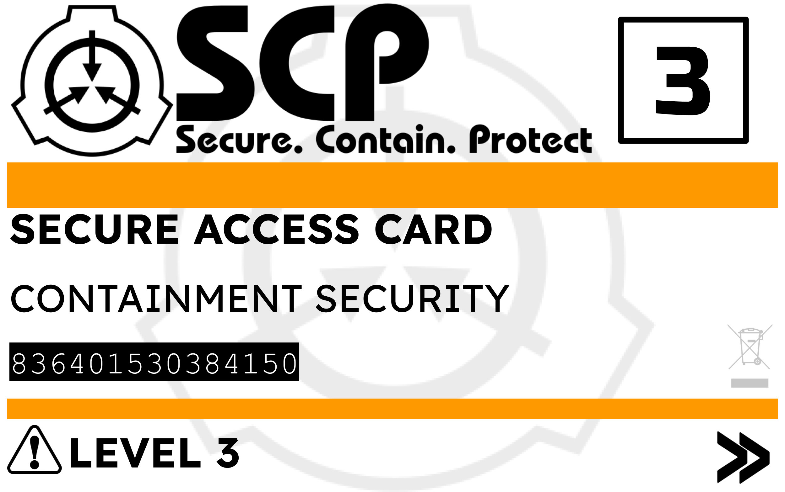  SCP Foundation Programmable NFC Secure Access Cards (Level 5,  Black) : Office Products