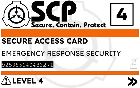 SCP Foundation Secure Contain Protect by rri-designs