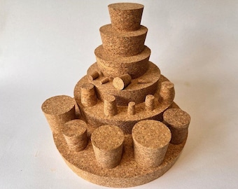 70+Sizes Tapered Cork Bungs Stoppers Lids for Bottles Jars Decanters Demijohns Terrariums Vases *** SIZES IN MILIMETRES *** 4mm - 210mm