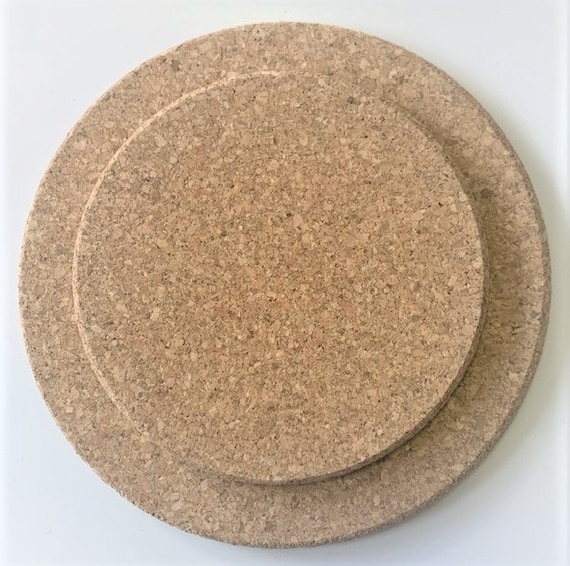 Top Quality Round Cork Placemats Tablemats 10mm Thick 150mm X Etsy