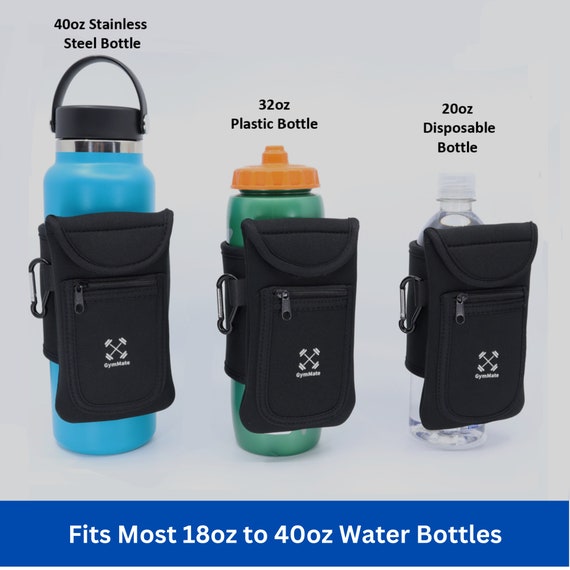 This magnetic bottle holder strap keeps your water bottle off the ground »  Gadget Flow