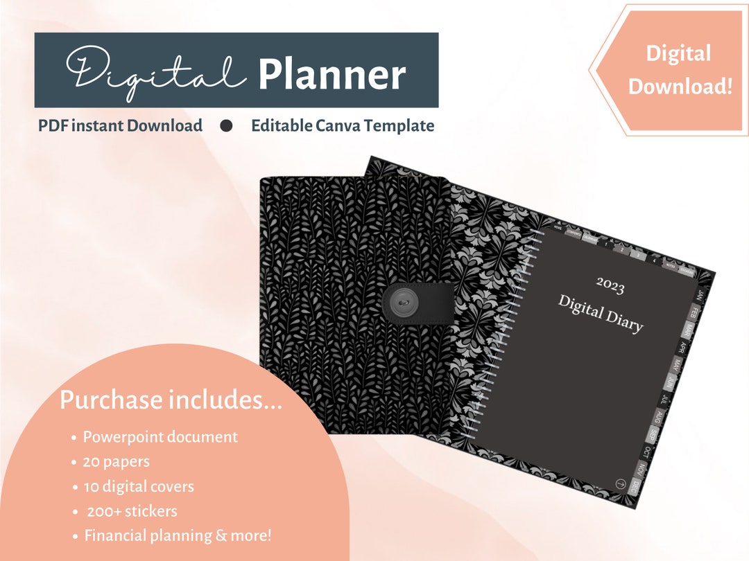 Minimalist Digital Planner BUNDLE, Goodnotes Planner, iPad Planner