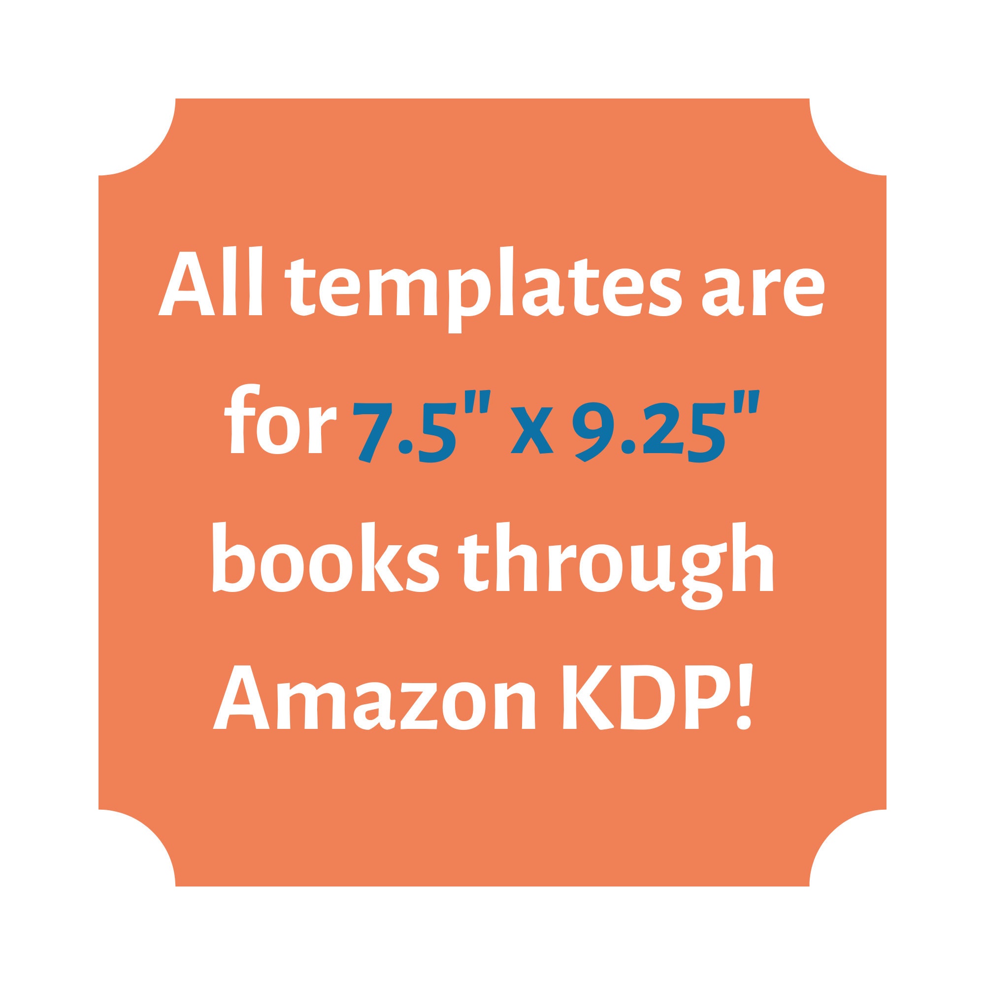 Amazon KDP Template Composition Notebook Template Cover &amp; Pages ...