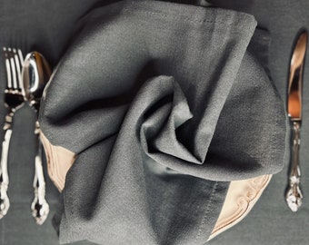 Linen Napkins – Washed Linen Napkin Set in Multiple Colors, Wedding Table Decor, Housewarming or Hostess Gift
