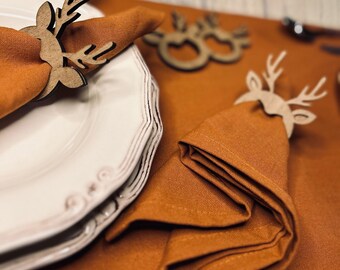 Linen Napkins, Washed Linen Napkins in Various Colors, Wedding Table Linen, Dining Table Decor, Housewarming Gift