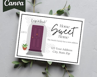 Moving announcement | Change of address | Address Change | We've moved | Moving announcement card | moving card | New Address Card