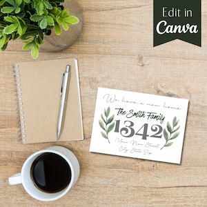 Moving announcement | Change of address | Address Change | We&#39;ve moved | Moving announcement card | moving card | New Address Card