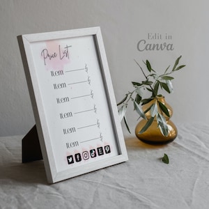 Price list template, Price sheet printable, Price sheet, pricing guide, beauty price list, custom menu, salon price list, small business