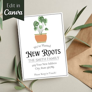 Moving announcement | Change of address | Address Change | We&#39;ve moved | Moving announcement card | moving card | New Address Card