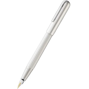 Lamy L54-EF Fountain Pen - Imporium LX Snap On Fountain Pen - 14k Gold Plated Extra Fine Nib Fountain Pen - Silver Lamy Fountain Pen