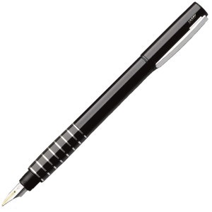 Lamy L98LD-F Fountain Pen - Accent BR Eight Ring Fountain Pen - Black Brass Fine Nib Fountain Pen - Branded Lamy Fountain Pen - Gift Ideas