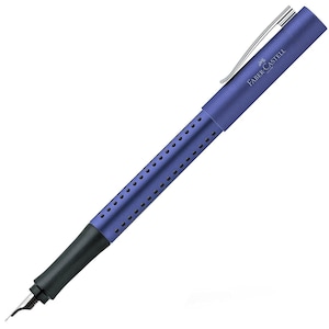 Faber-Castell 140993 Grip 2011 Blue Fountain Pen, Extra Fine