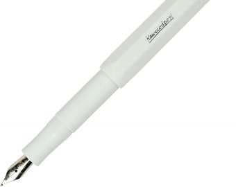 Kaweco 10000937 Skyline Sport Fountain Pen, White, Extra Fine