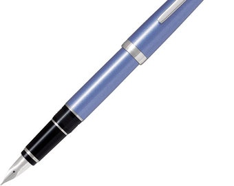 Pilot 60571 Metal Falcon Screw On Sapphire Fountain Pen, Fine Nib