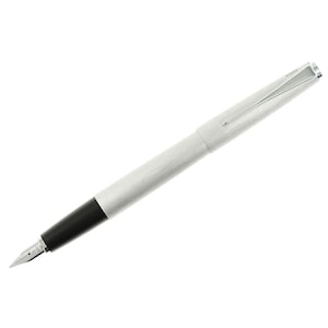 Lamy L65EF Studio Fountain Pen, Brushed Stainless Steel, Extra Fine