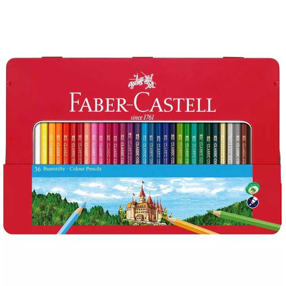  Faber-Castell Polychromos 36 Pencil Studio Set : Wood