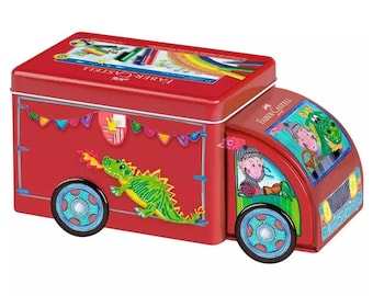 Faber-Castell 155533 Connector Truck Felt Tip Pen Set, 43 pieces