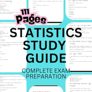 Studiegids statistiek, kansverdelingen, examenvoorbereiding (pdf)