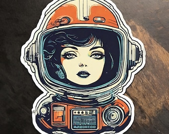 Space Girl Digital Stickers | GoodNotes Stickers | Clip Art | Pre-Cropped | Icons | Space| Fun | PNG
