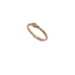 14K Rose Gold and Diamond Ring