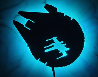 Millennium Falcon X Wing Starfighter Night Light