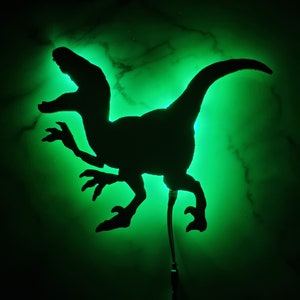 Dinosaur Night Light Velociraptor