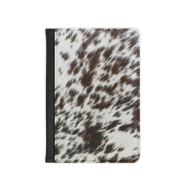 Brown Cowhide Print Passport Cover - Etsy