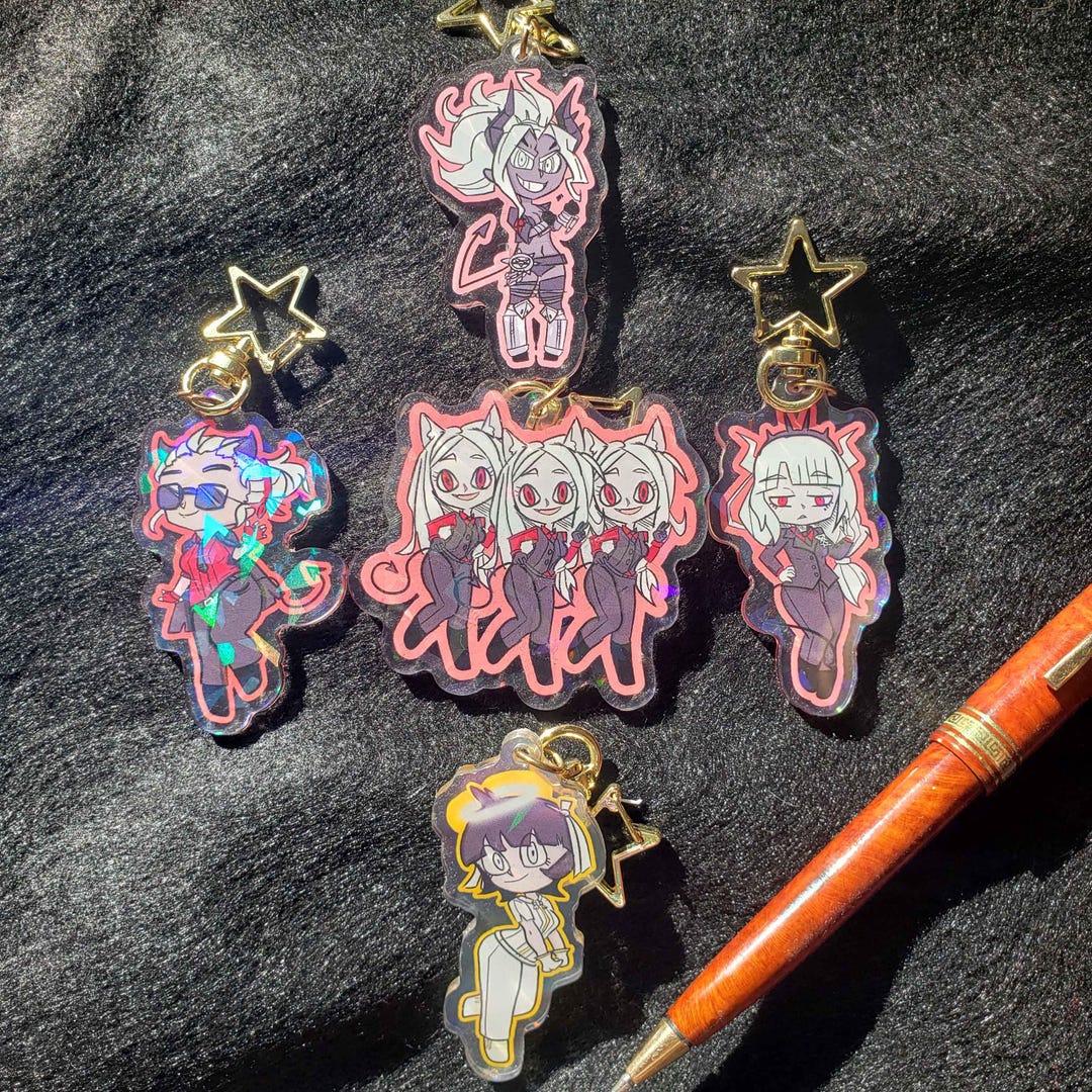 Helltaker Girls Keychains! - Etsy