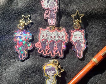 Helltaker Girls Keychains!