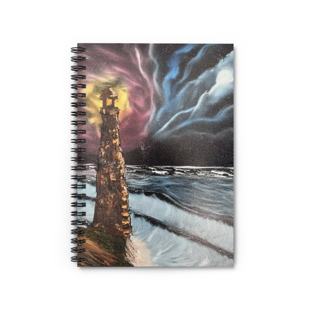 Lighthouse Spiral Notebook - Etsy