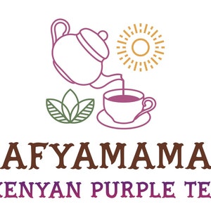Afyamama Shop | African Wellness Tea - Purple Loose Leaf Tea from Kenya - 2oz