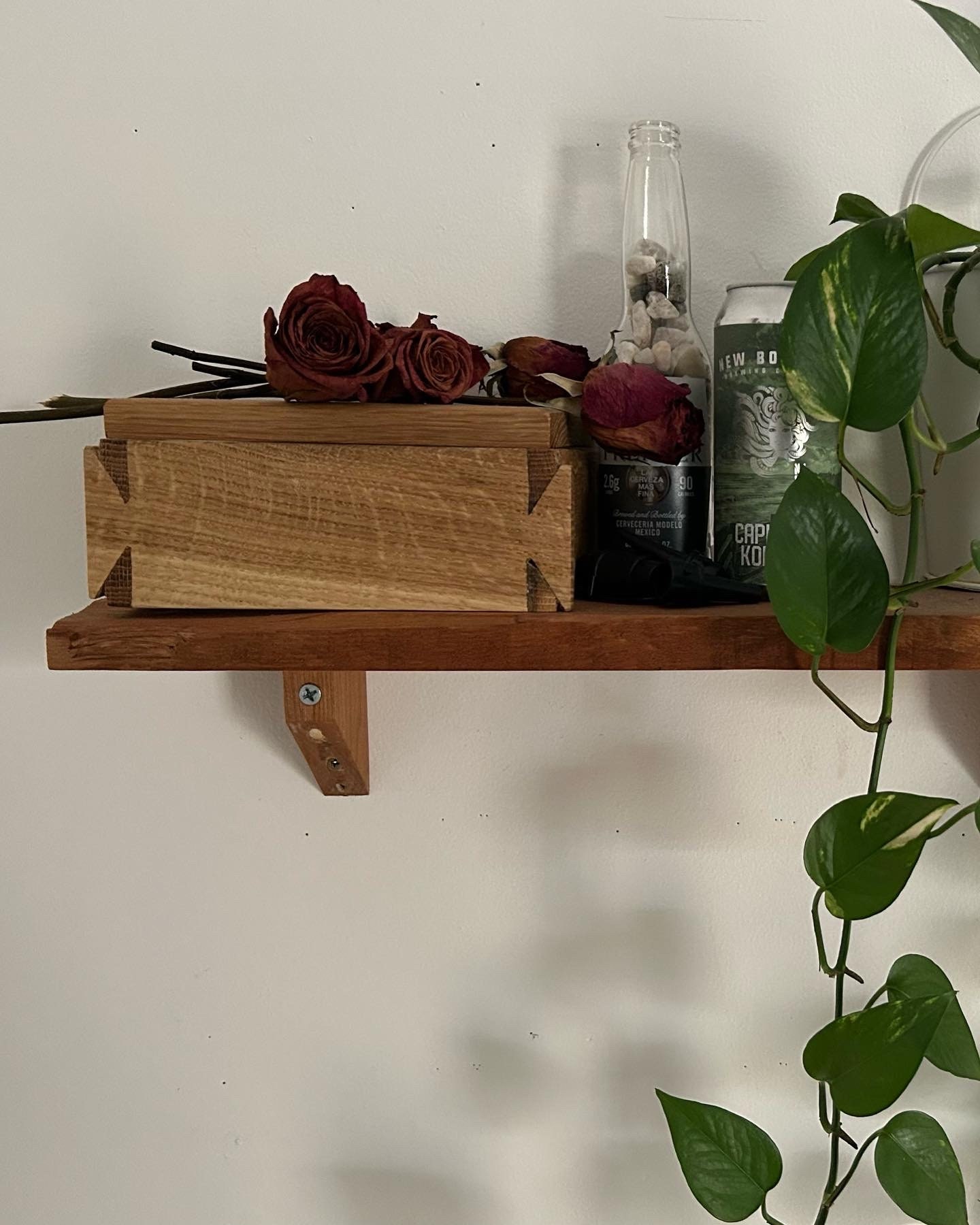 White Oak Keepsafe Box - Etsy