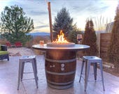 Wine barrel fire pit! (Full Barrel Height) - 250K BTUβs!