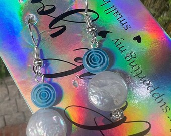 Swirl Pearl Earrings