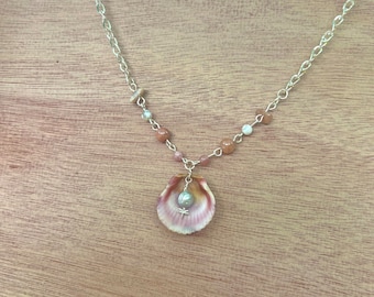 Reversible Seashell Necklace