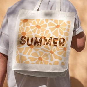 夏の花 SVG PNG、夏のデザイン SVG、夏の SVG、夏のトートバッグ SVG、トートバッグ SVG、トレンディなトートバッグ SVG、ビーチバッグ SVG、キャンバスバッグ SVG