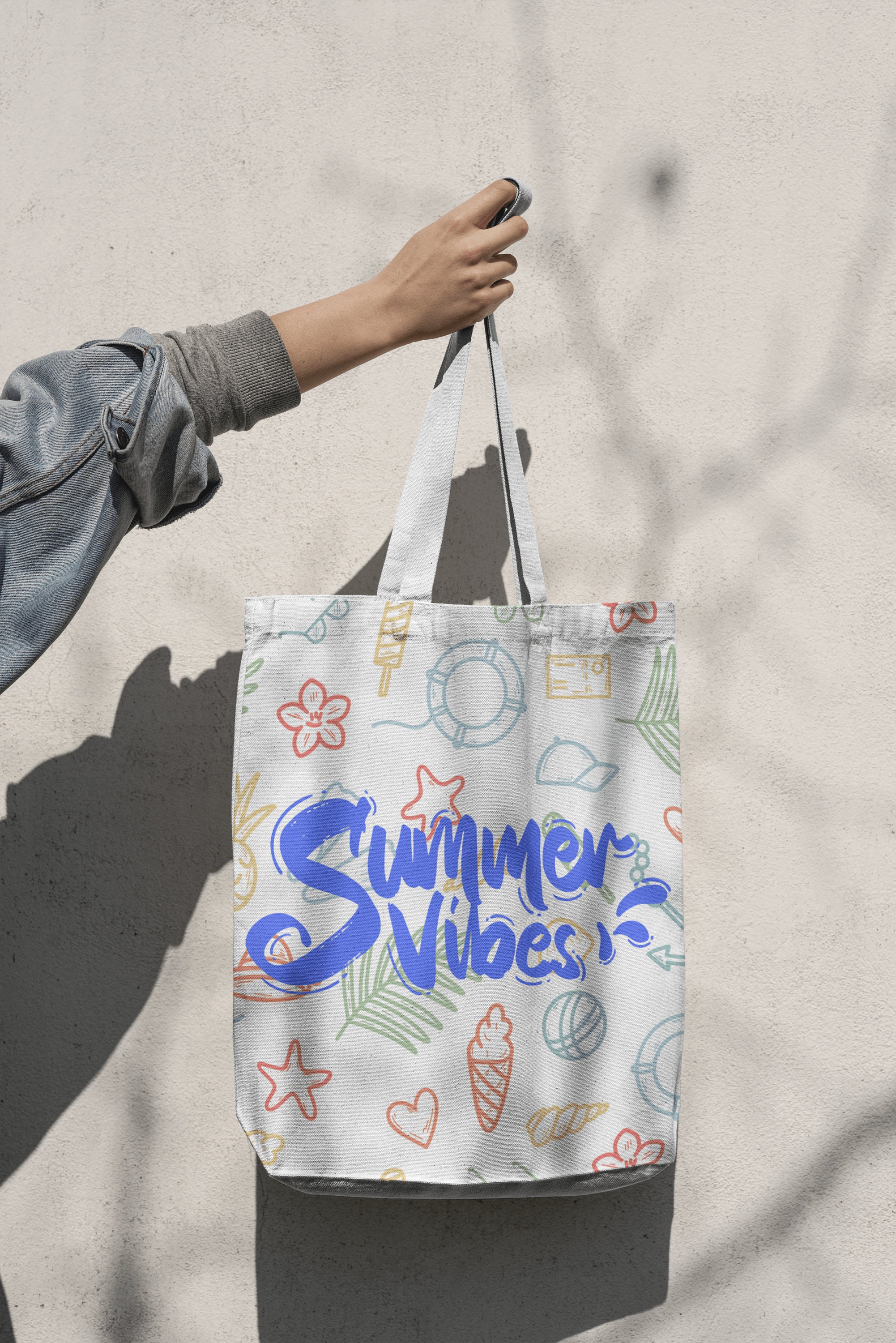Summer Vibes SVG PNG, Summer Bag Svg, Summer Tote Bag Svg