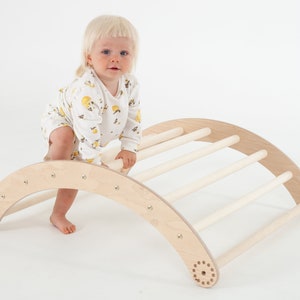 Montessori Arch With Ramp Rocker Arch Montessori Ramp - Etsy