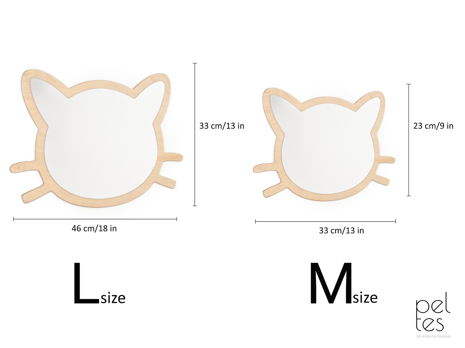 PELTES® Cat Mirror Nursery Wall Mirrors Kids Room Wall Etsy