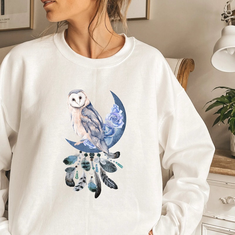 Dream Catcher Boho Feather Pattern Print Women Men Pullover Hoodie